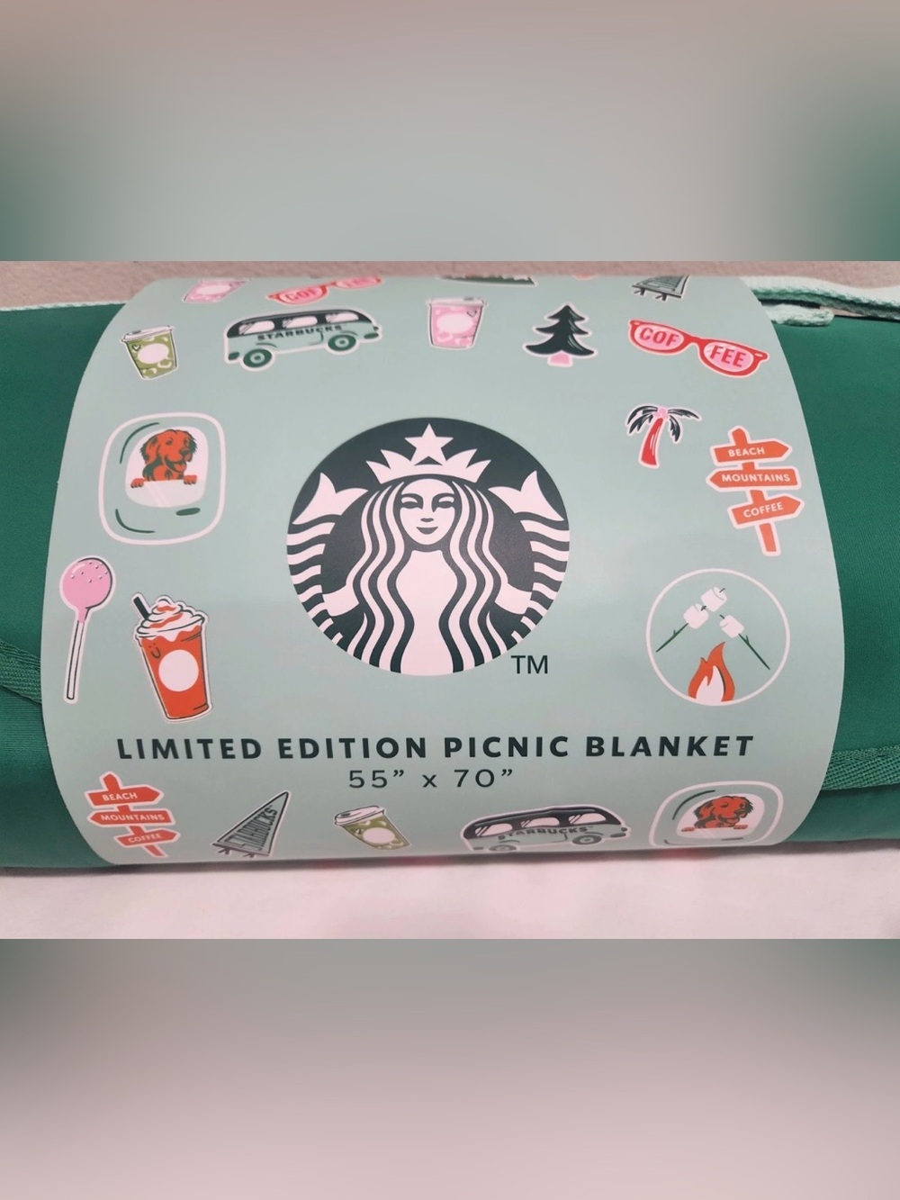 Starbucks Road Trip Collection - Limited Edition Picnic Blanket - Picture 4 of 13